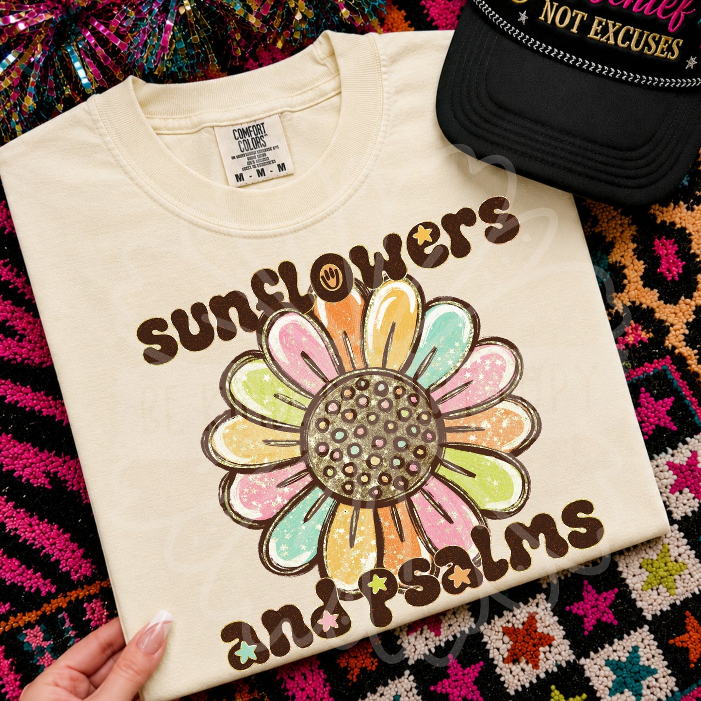 Sunflowers and Psalms digital design