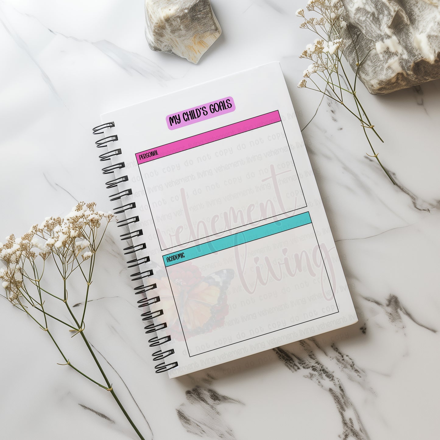 Homeschool Planner Minimalist Learn Today