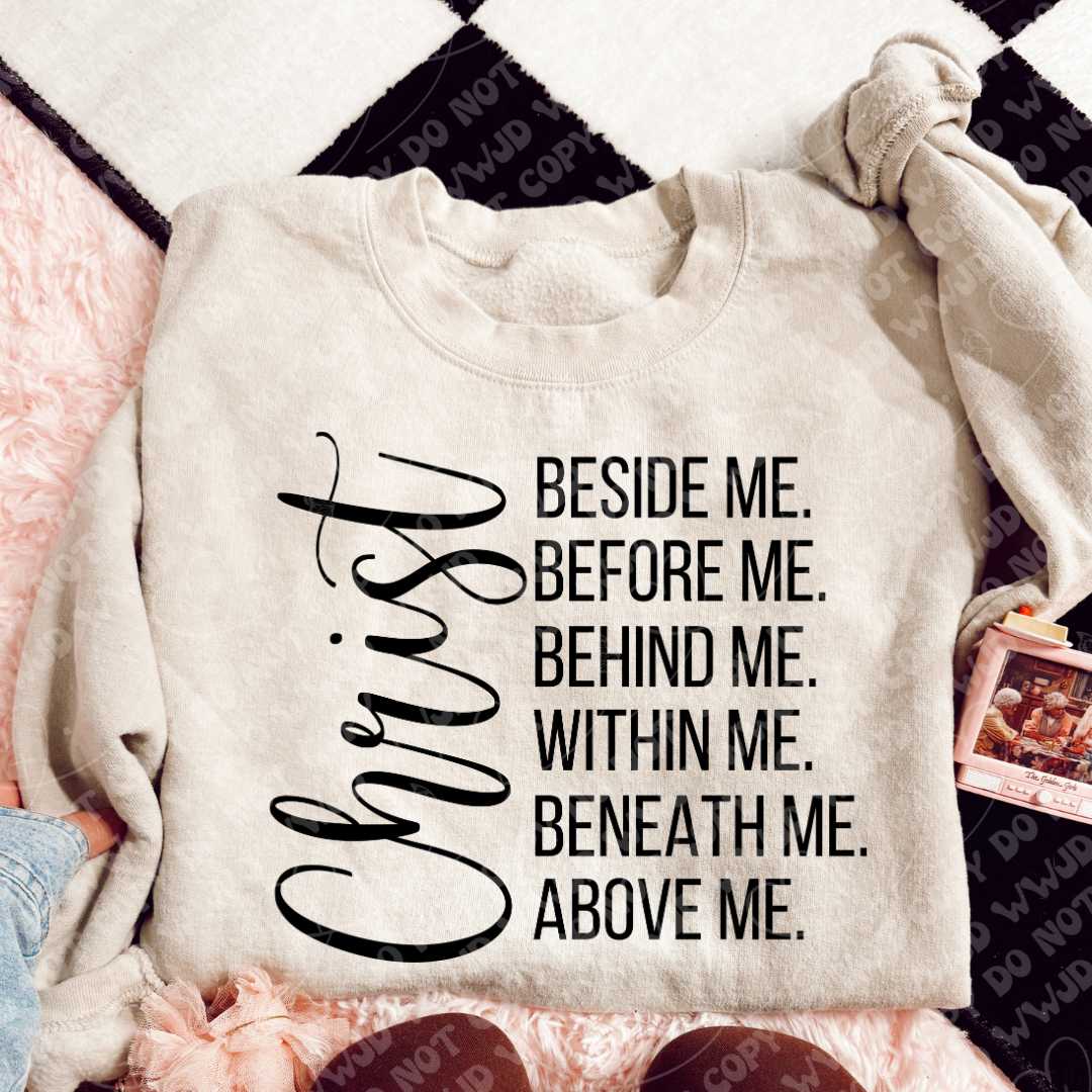 Christ Beside Me digital design