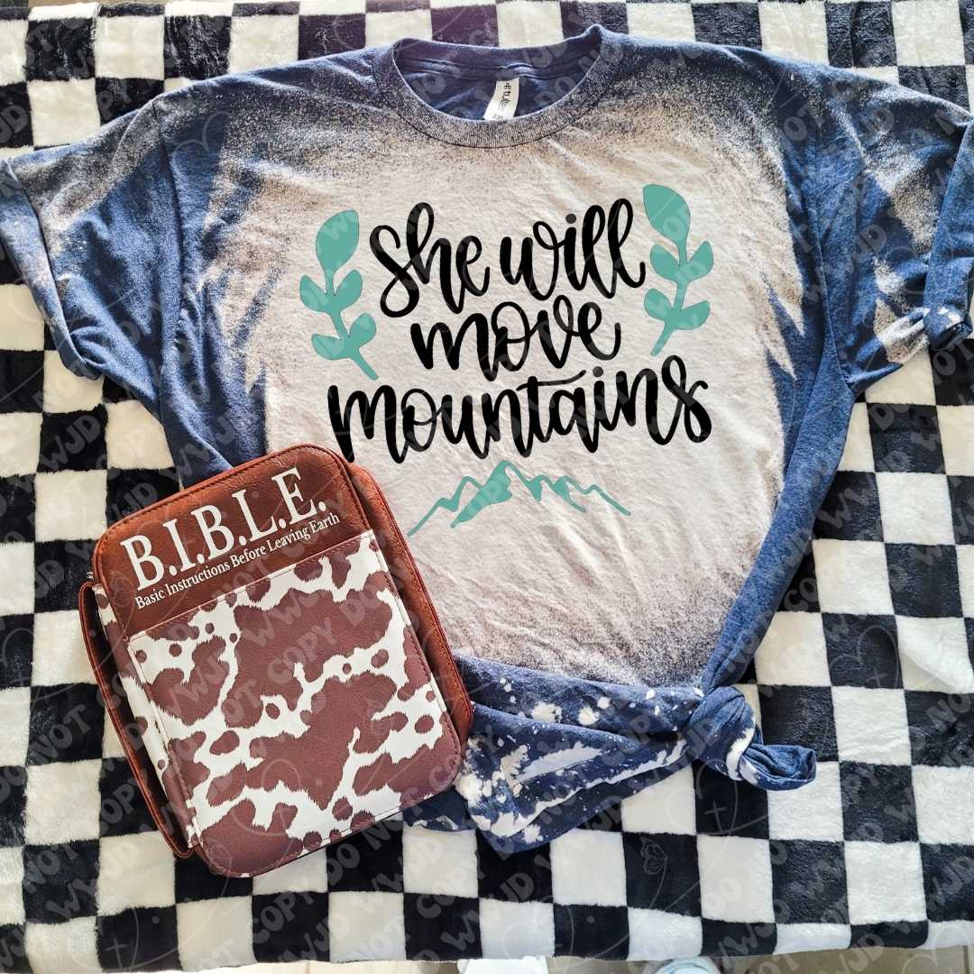 She Will Move Mountains digital design