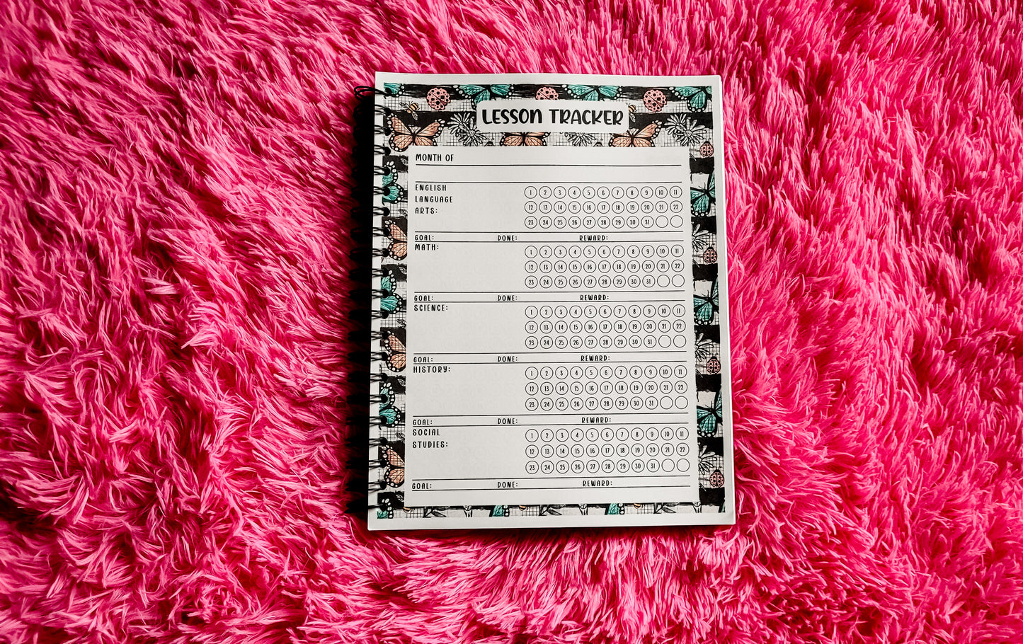 Homeschool Planner Jesus & Coffee