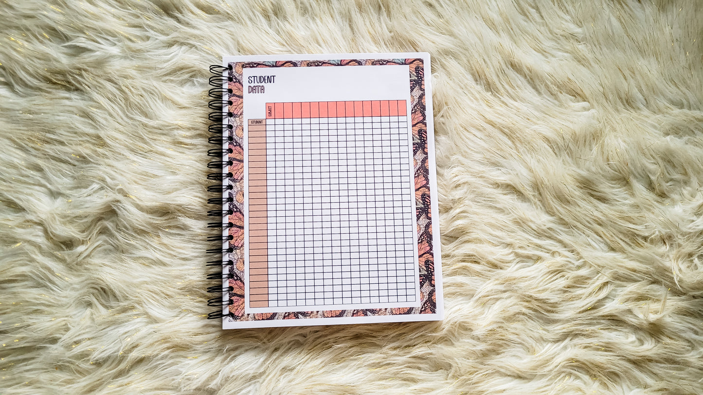 teacher helping little minds grow planner