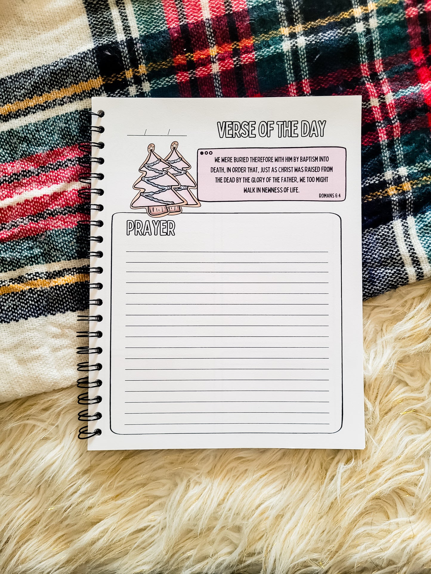 Pink Christmas 30 Day Guided Prayer Journal