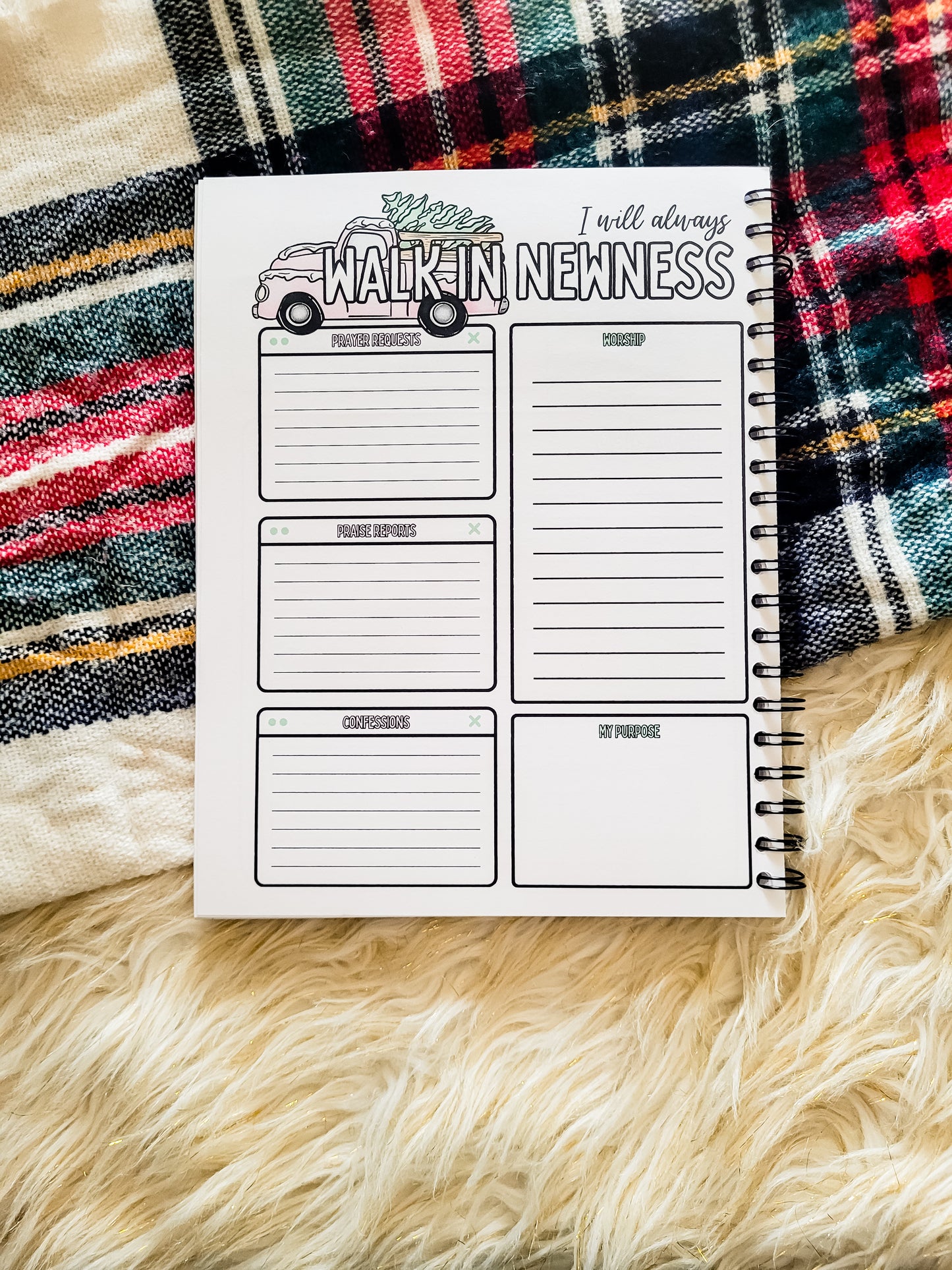 Pink Christmas 30 Day Guided Prayer Journal