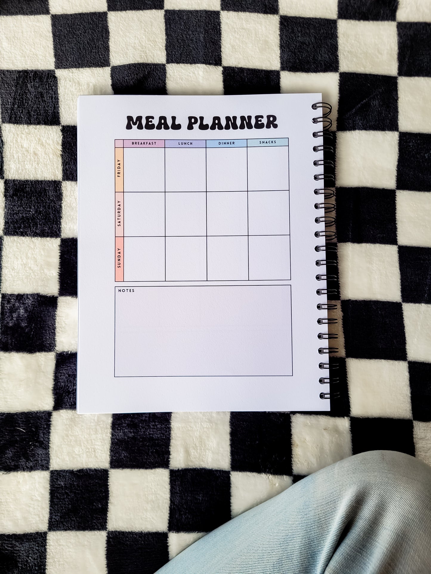 12 Month Meal Planner