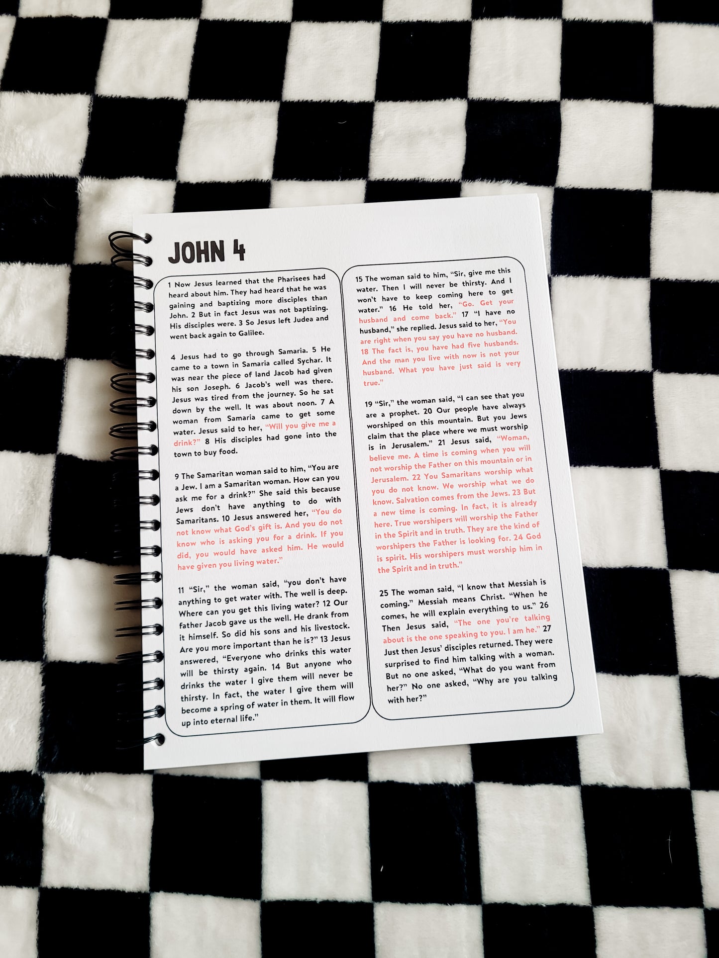 John Prayer Journal Pink Cover NIRV