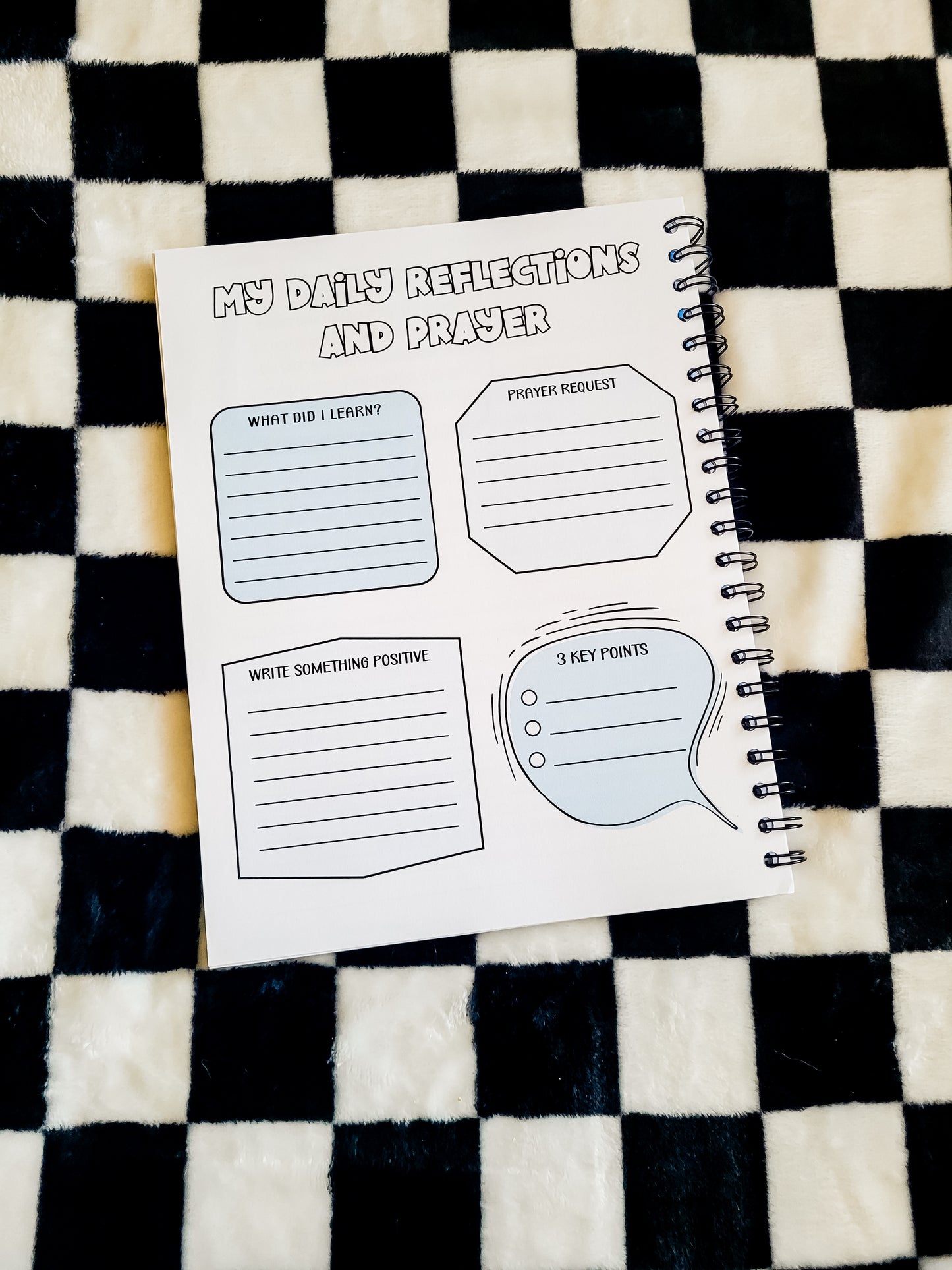 Activity and Devotional Book for Kids (blue)