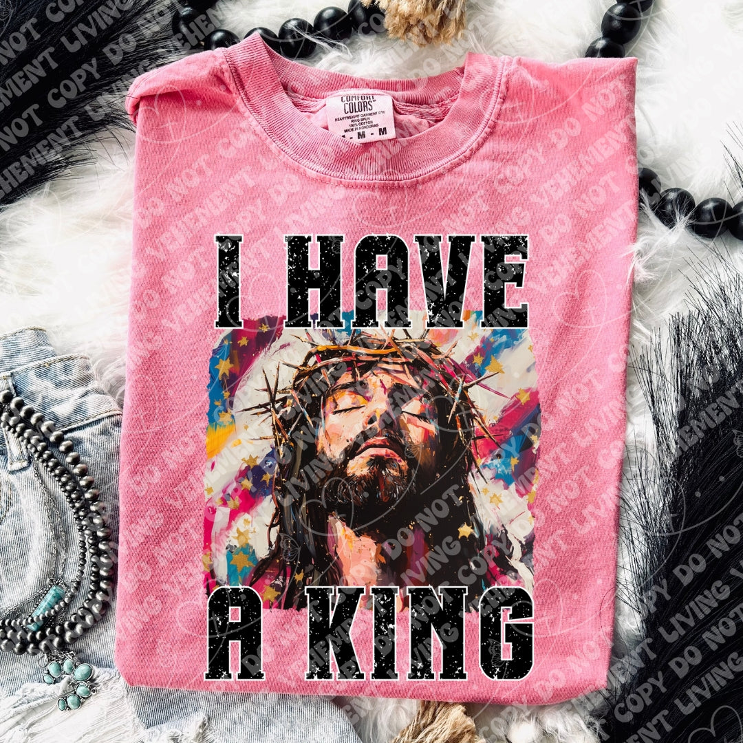 I Have A King digital design