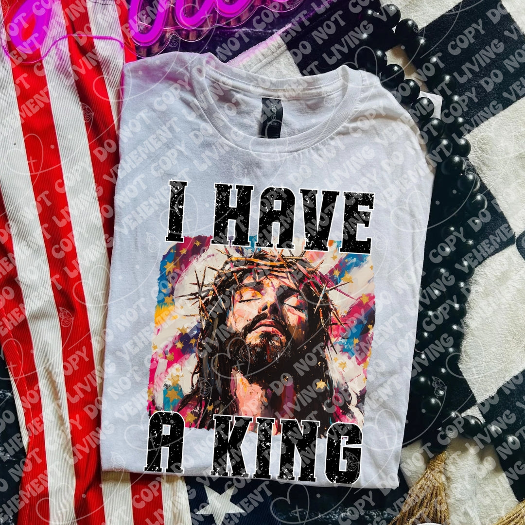 I Have A King digital design