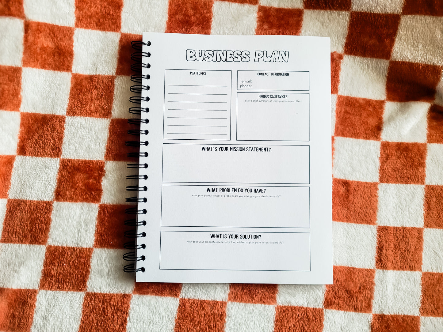 Custom Branded 15 Month (Q4 2025 - 2026) Small Business Marketing Planner