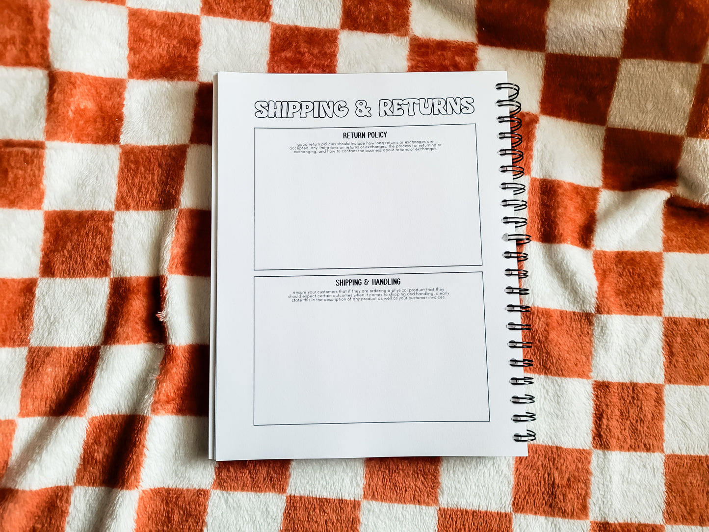 Custom Branded 15 Month (Q4 2025 - 2026) Small Business Marketing Planner