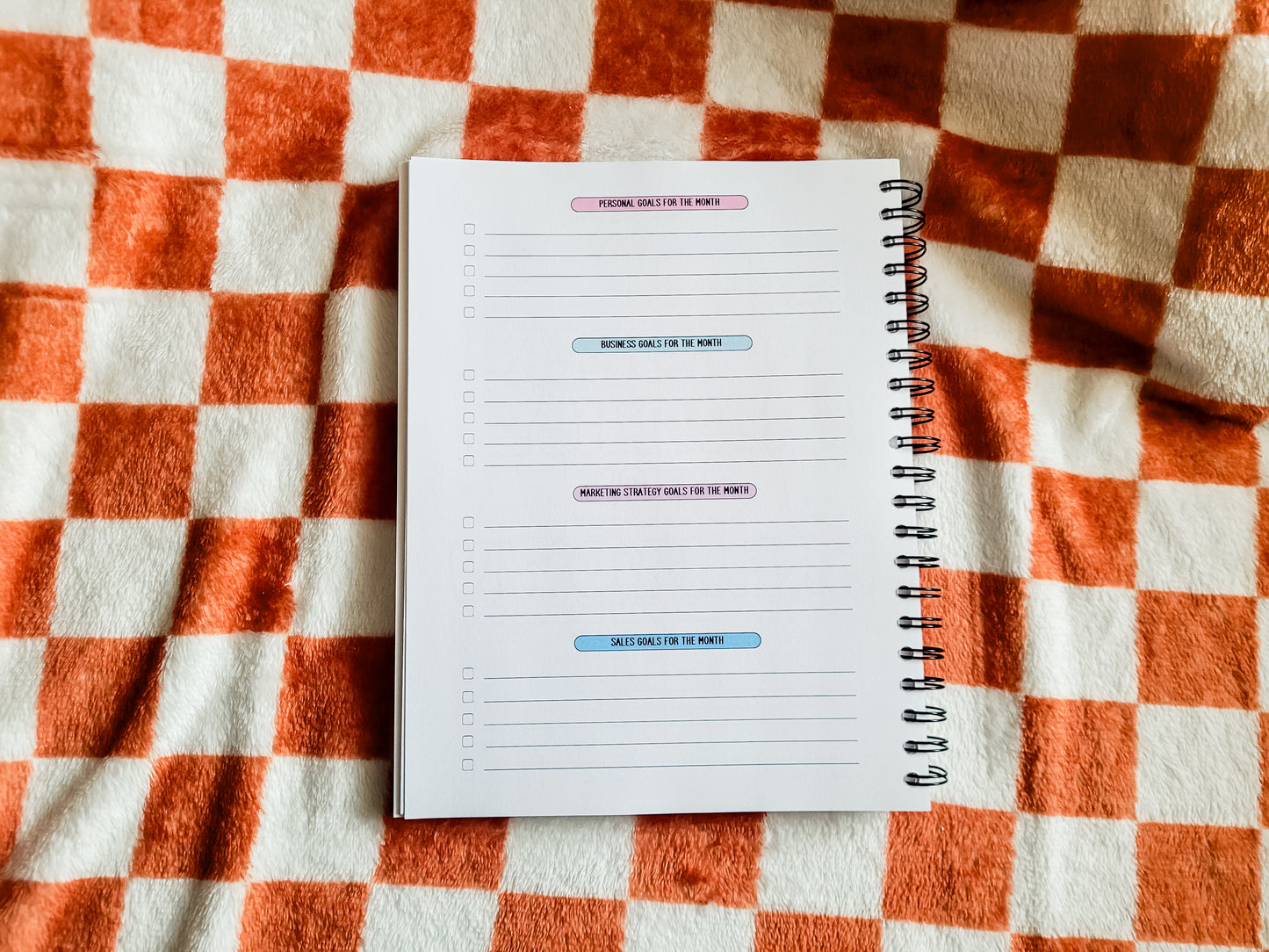 Custom Branded 15 Month (Q4 2025 - 2026) Small Business Marketing Planner