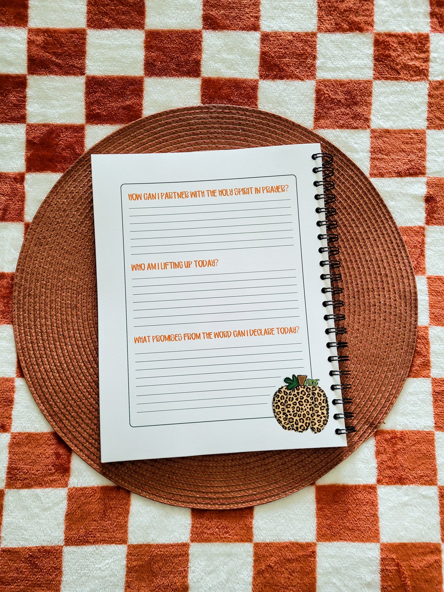 4 Week Intercession Journal Pumpkin Edition
