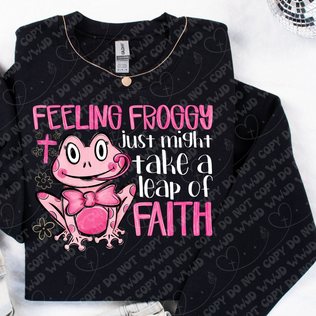 Feeling Froggy Might Take a Leap of Faith design