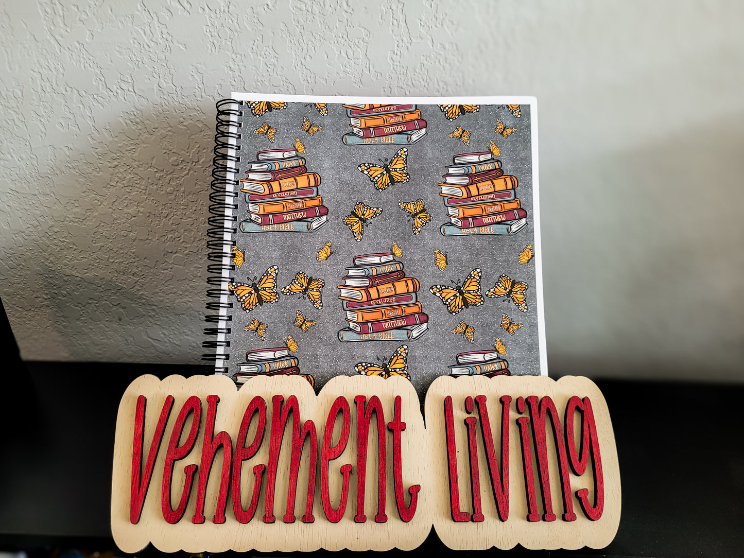 Gospel Stacked Books Notebook