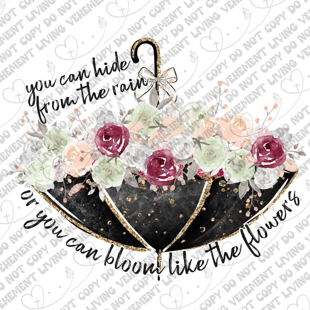 You Can Hide or You Can Bloom digital design