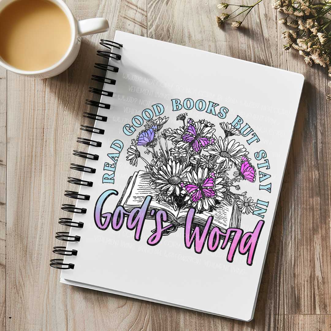 Read Good Books But Stay in God's Word Book Log