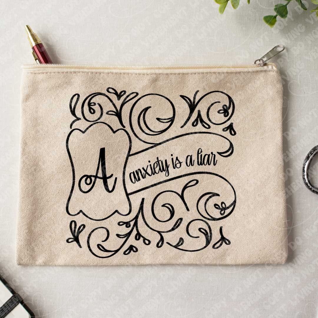 Anxiety is A Liar digital design