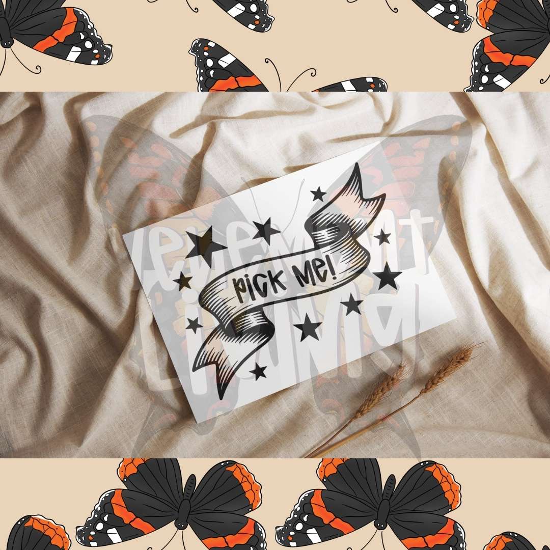 Pick Me digital design 4x6 thermal label