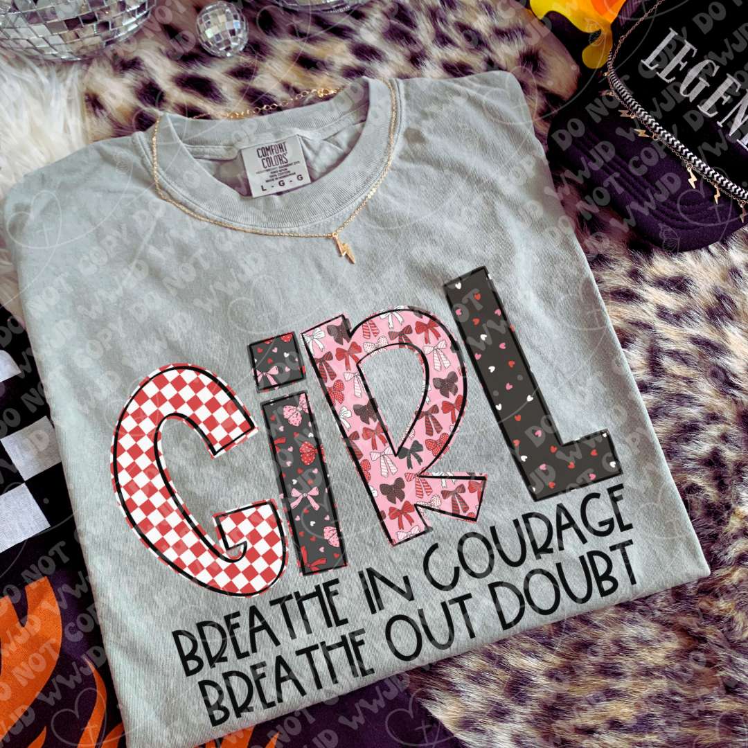 Breathe in Courage digital design