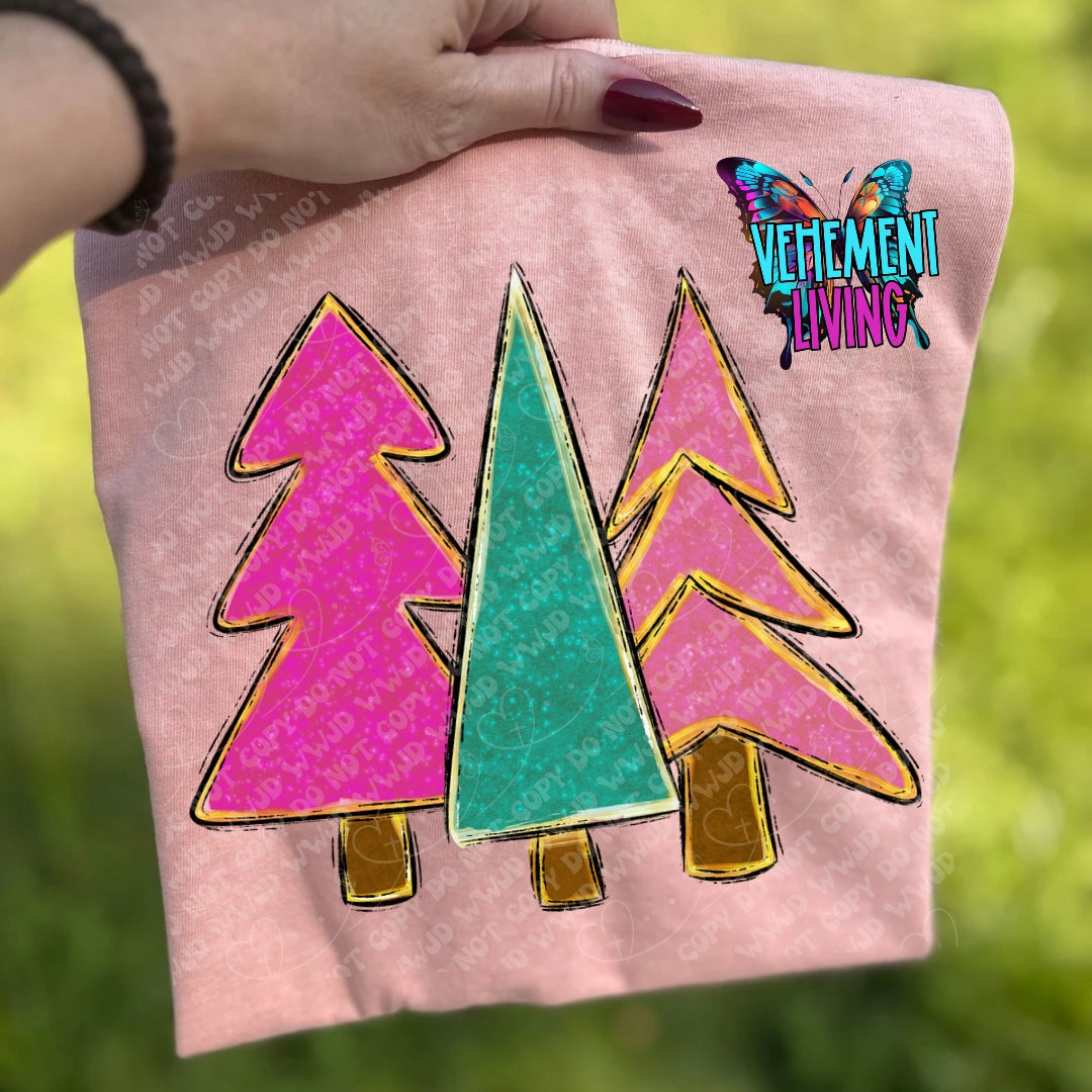 Christmas Trees digital design