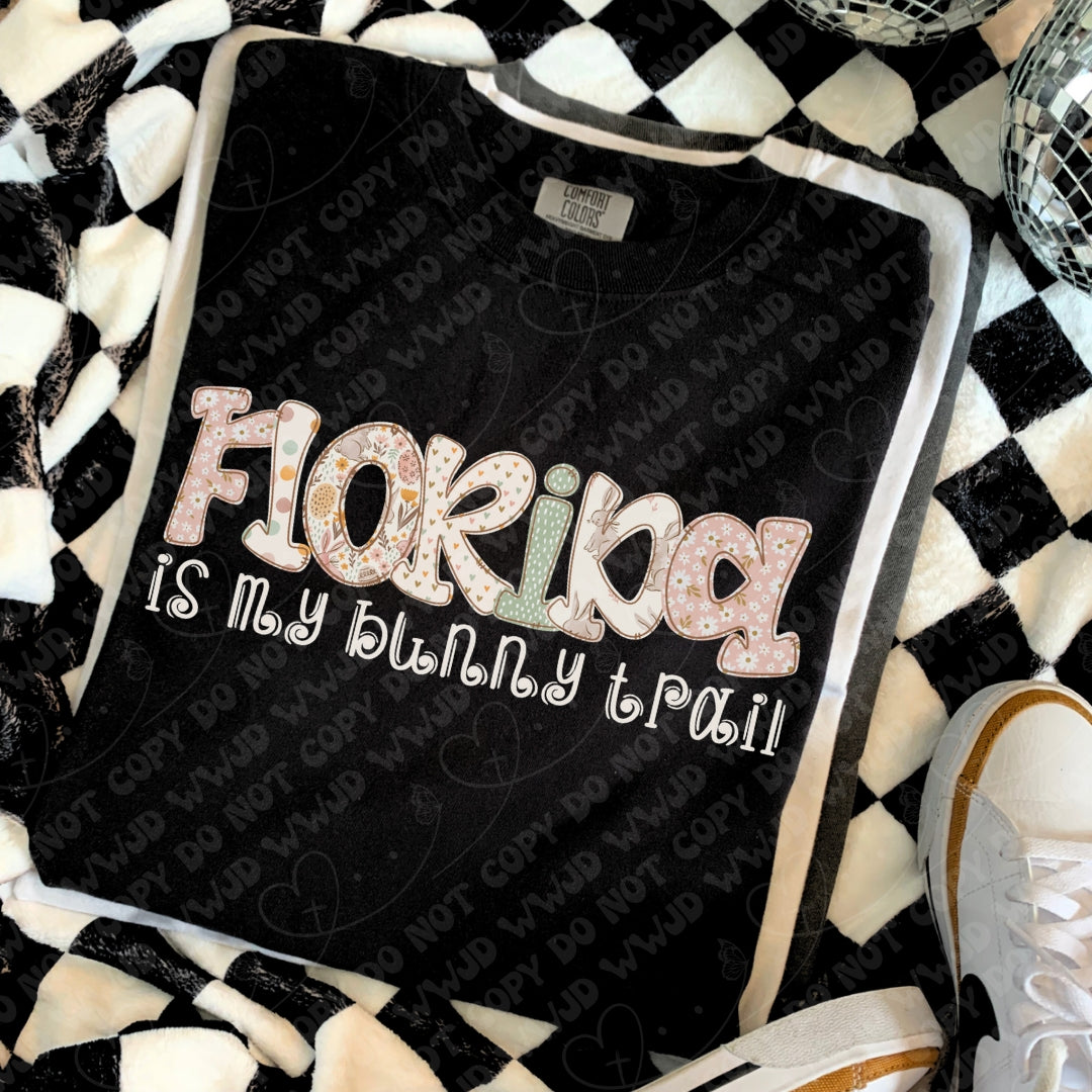 Florida is My Bunny Trail digital design