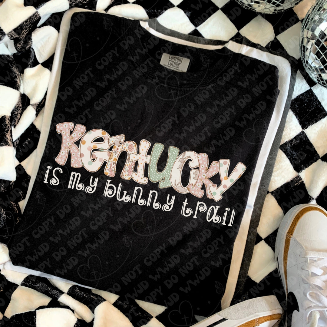 Kentucky is My Bunny Trail digital design