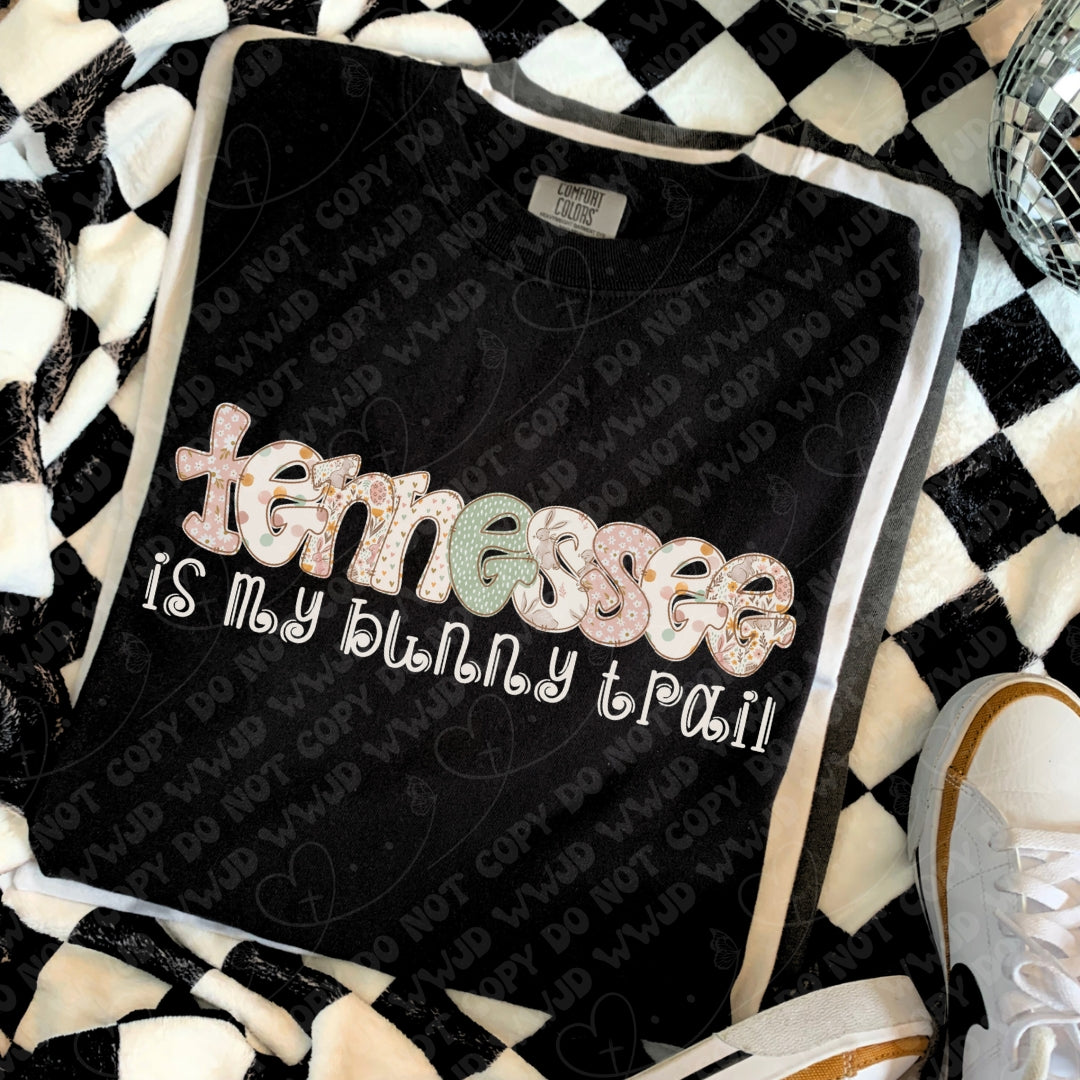 Tennessee is My Bunny Trail digital design