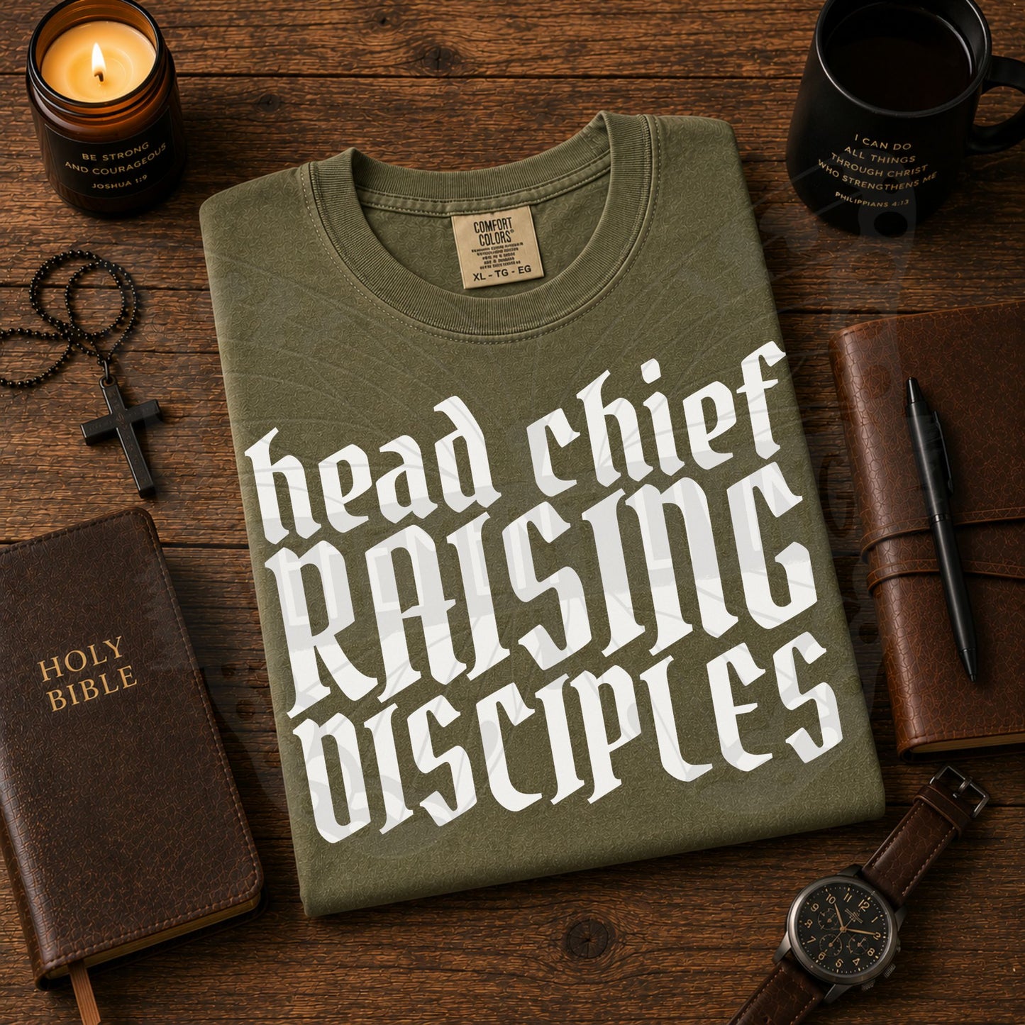 Head Chief Raising Disciples digital design
