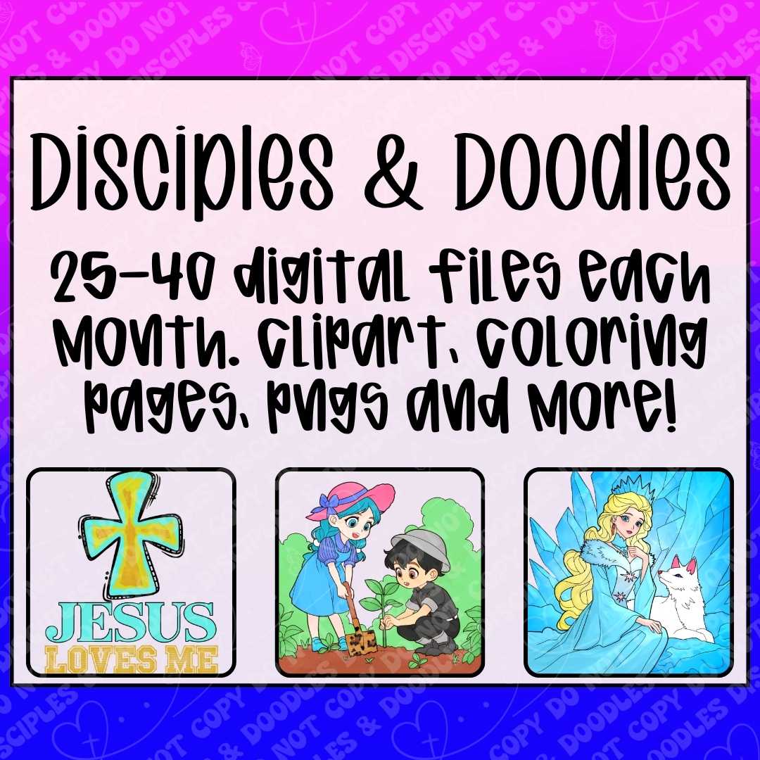 Disciples & Doodles Monthly Drive Created by Kids for the Whole Family