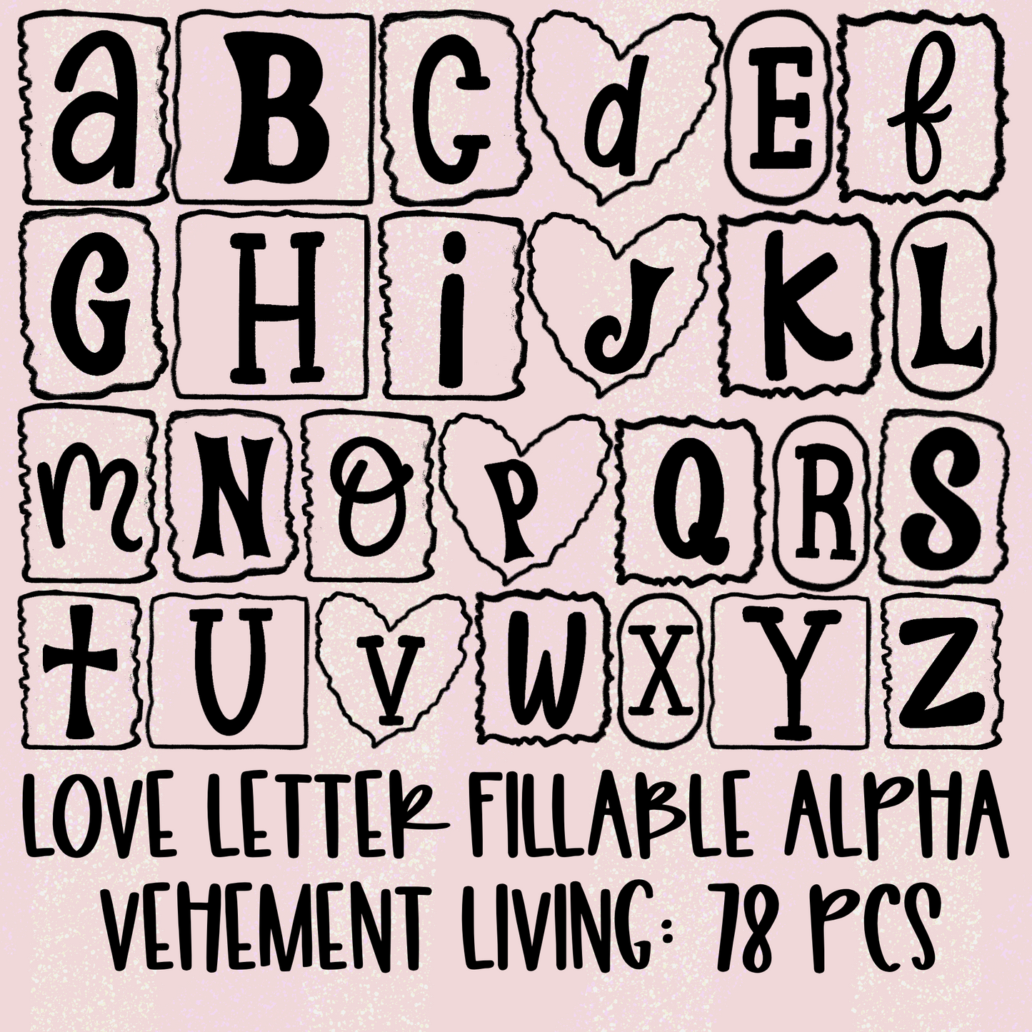 Love Letter Fillable Ransom