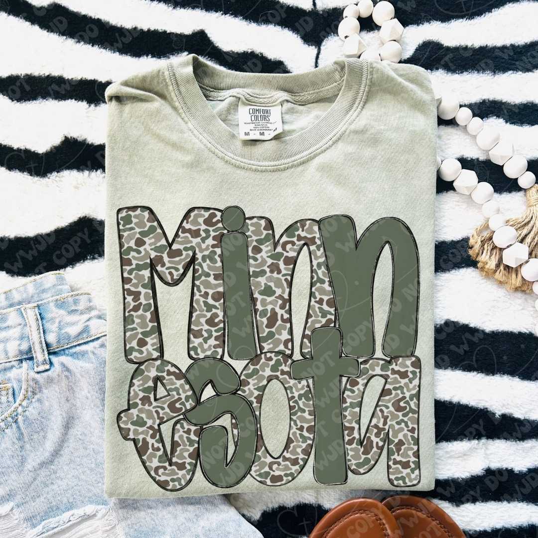 Minnesota Camo digital design