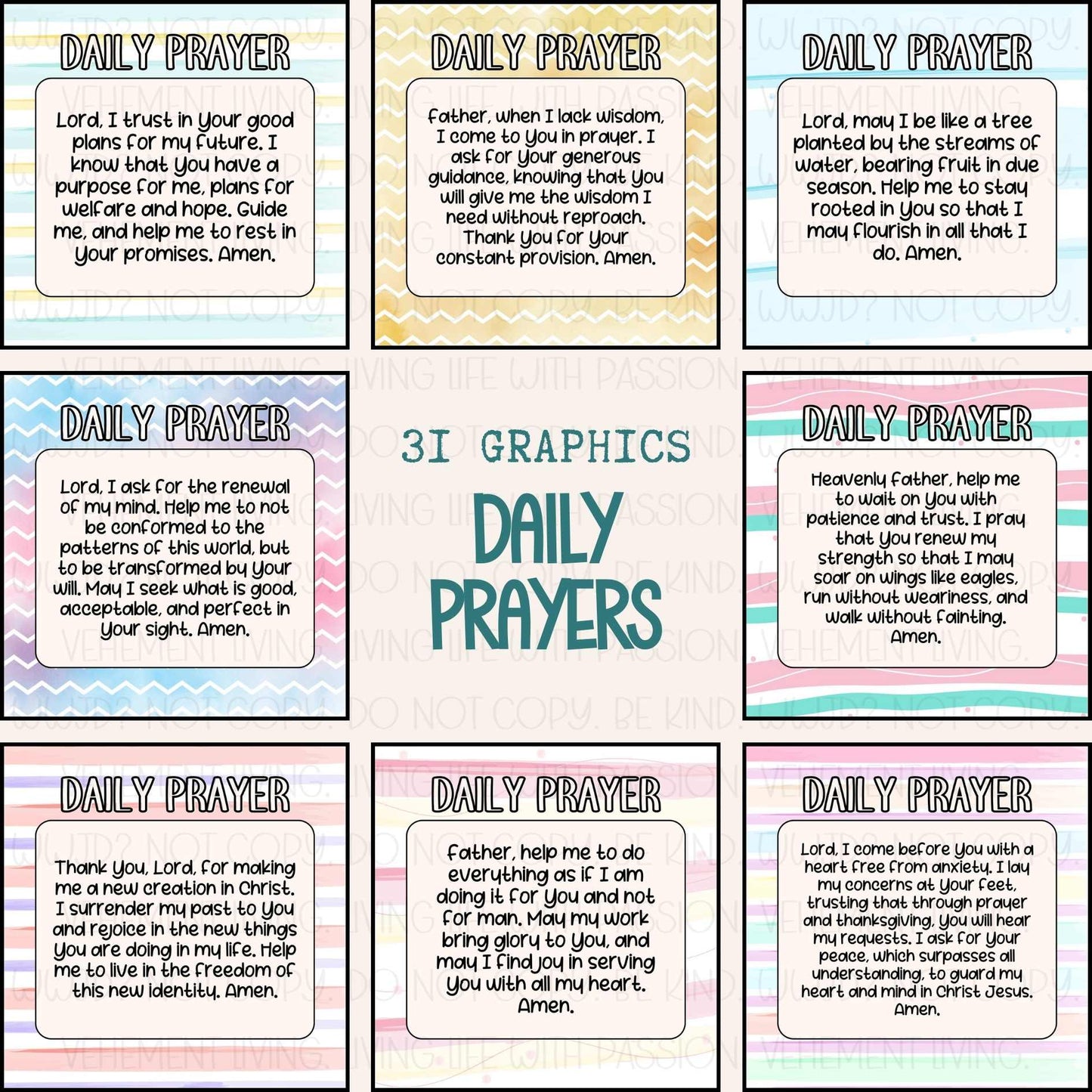 March Daily Prayers