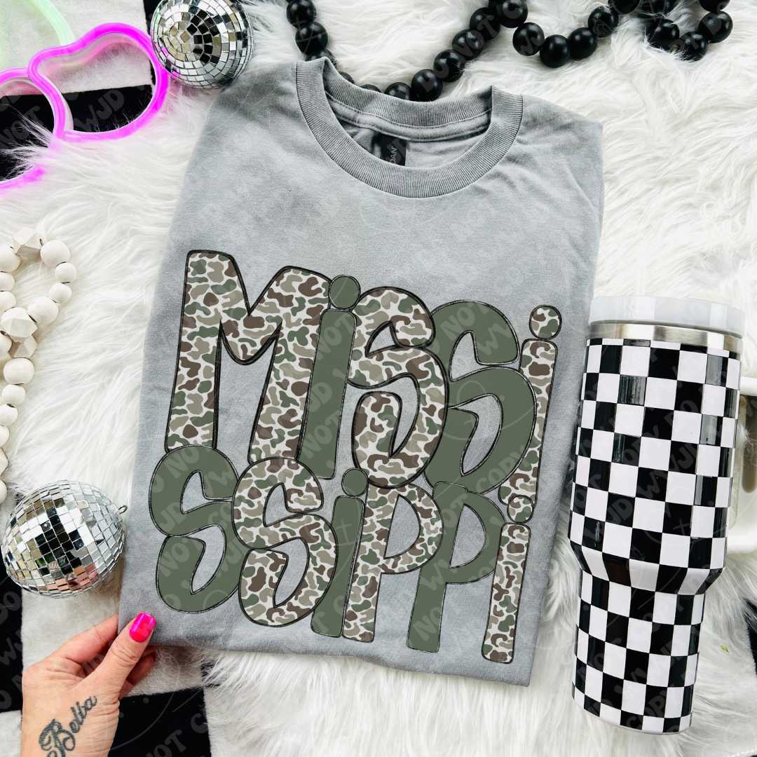 Mississippi Camo digital design