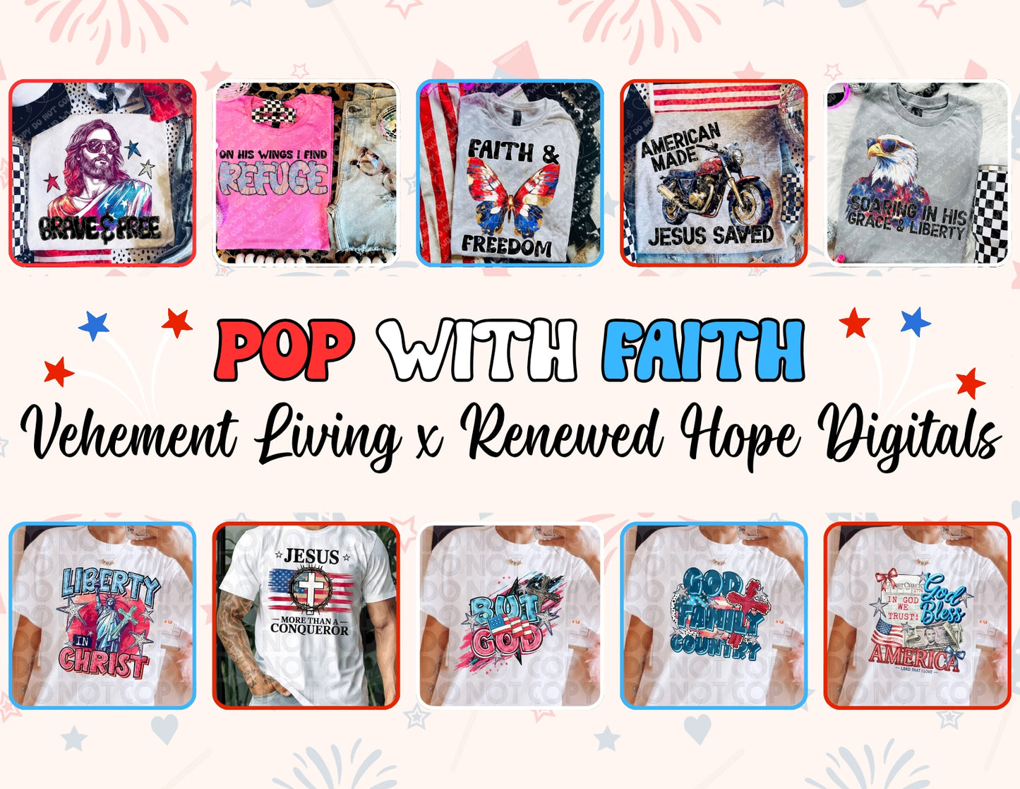 Pop With Faith Vehement Living x Renewed Hope