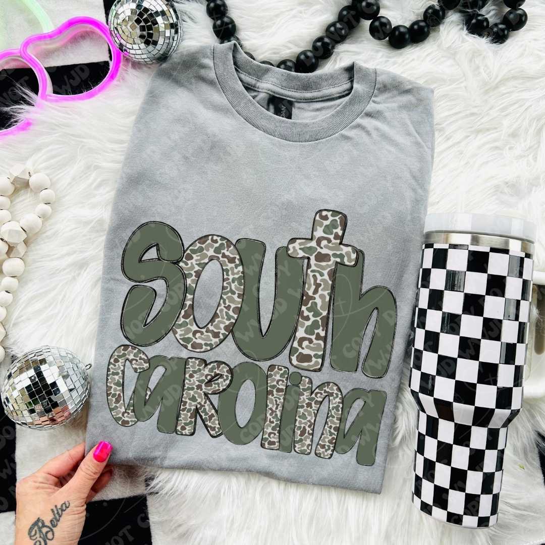 South Carolina Camo digital design