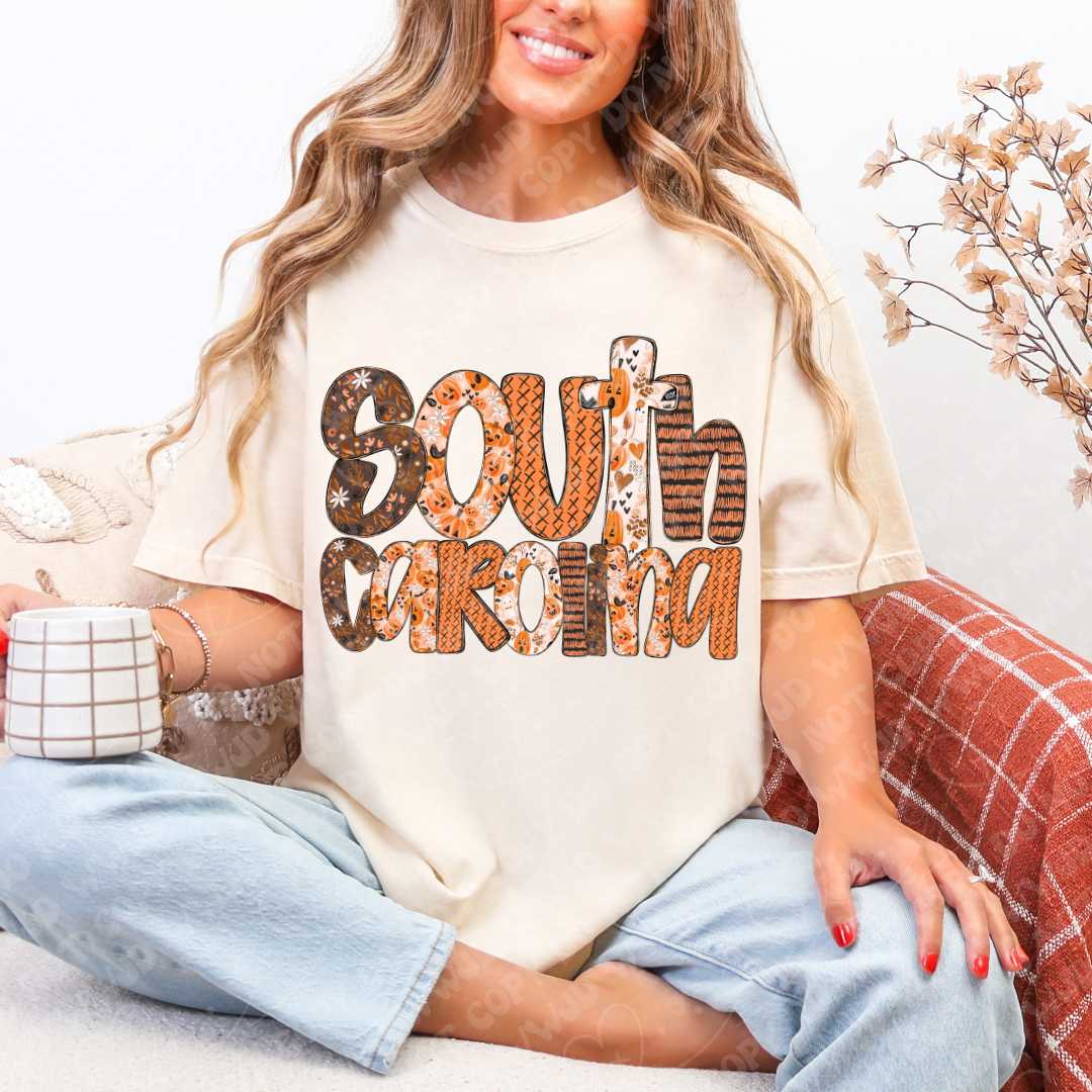South Carolina Pumpkin Alpha digital design