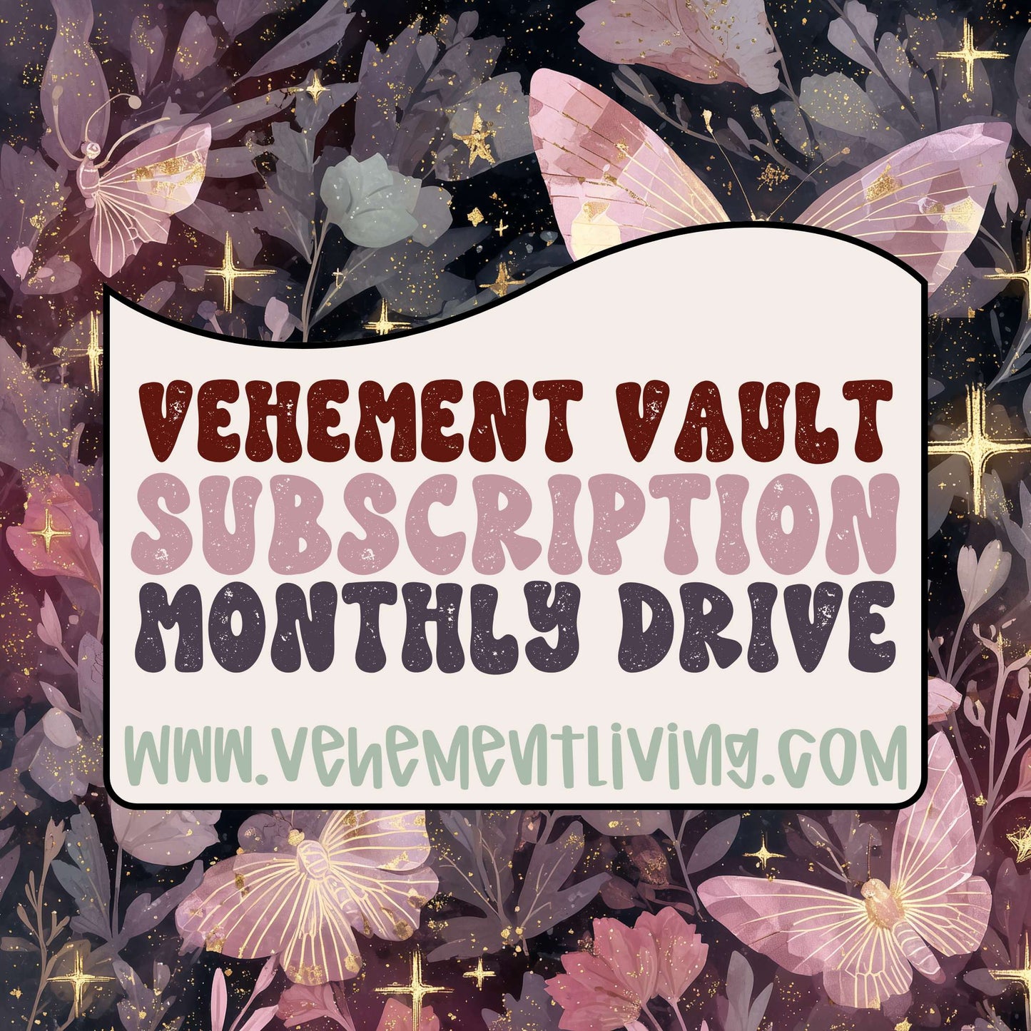Vehement Vault | All Access Subscription | Monthly Design Drive + Clipart Drive + Exclusive Collabs + Line Art + Digital Devotionals