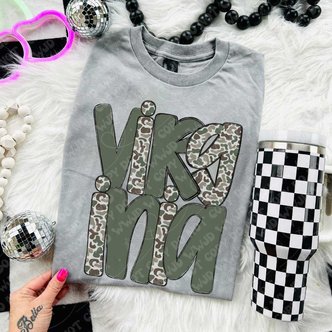 Virginia Camo digital design