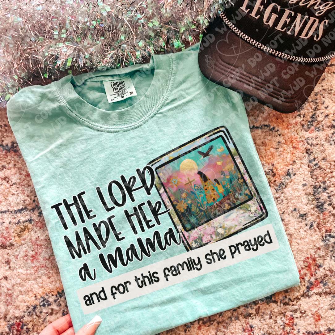 The Lord Made Her A Mama digital design