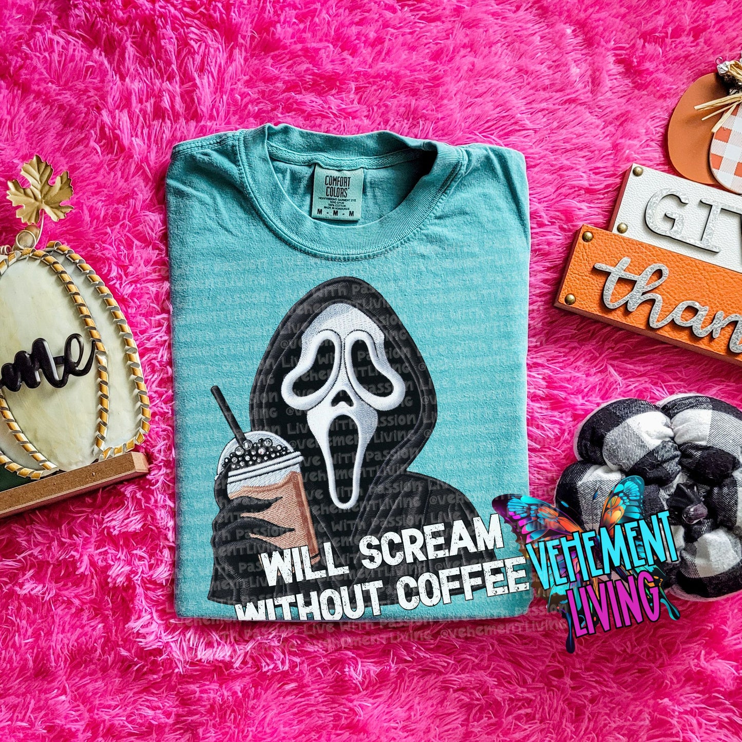 Will scream without coffee digital