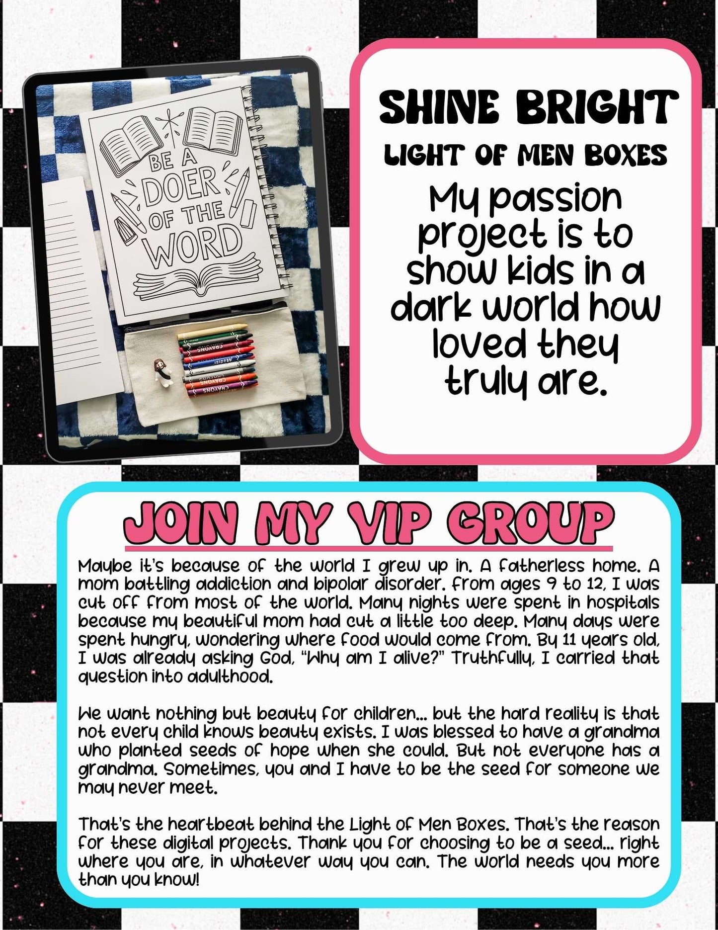 Light of Men Fundraiser