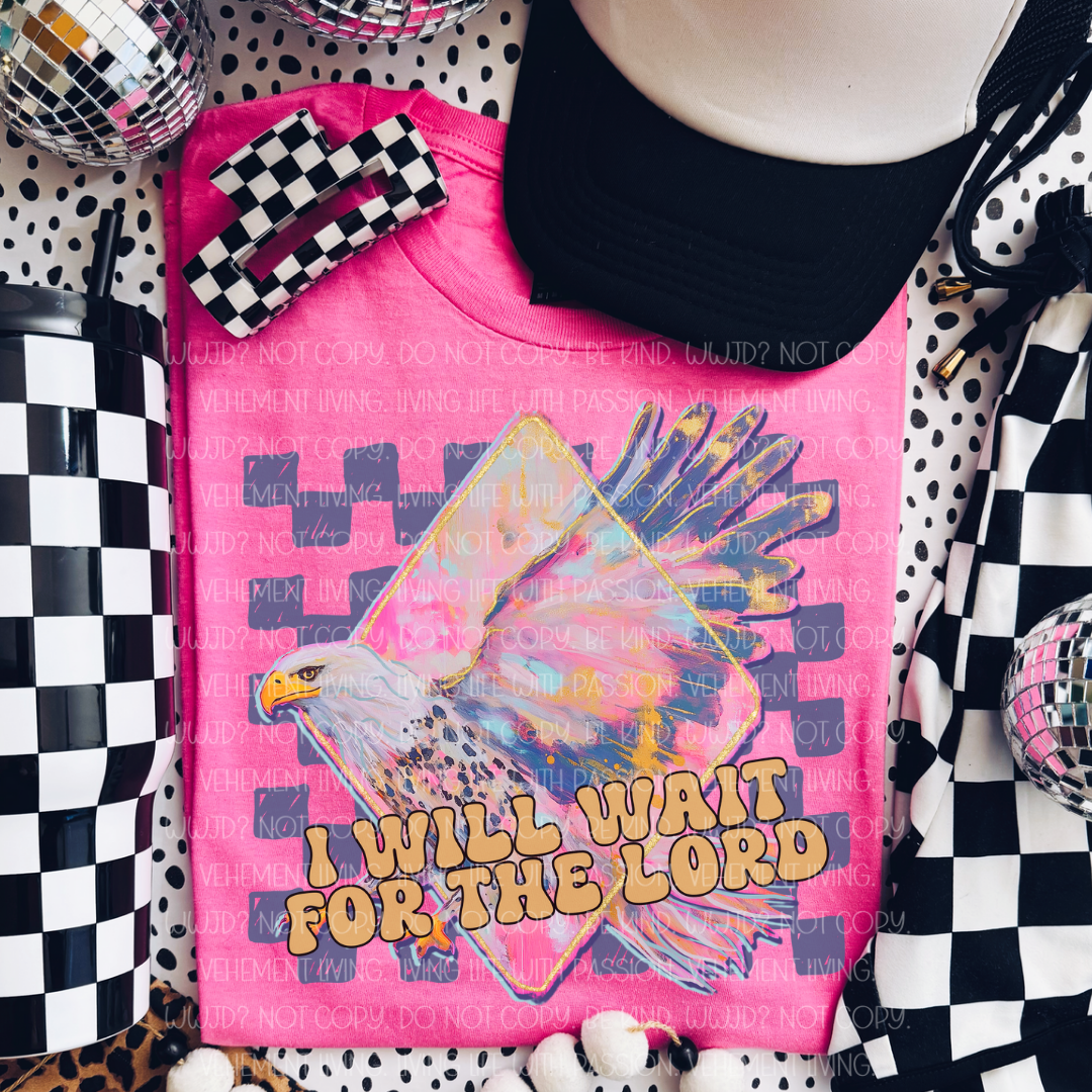 Wait For The Lord digital design