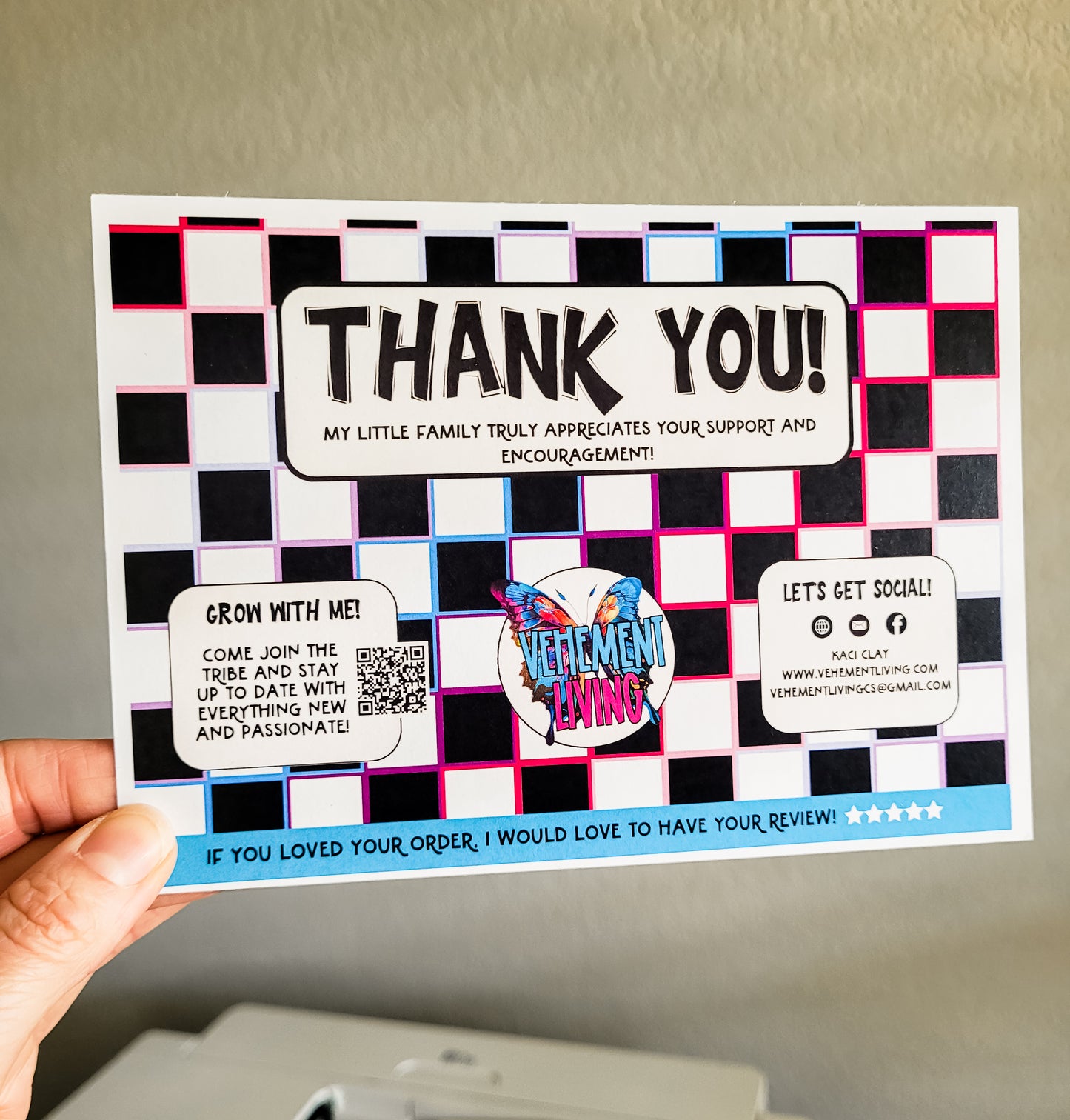 5x7 Custom Cards