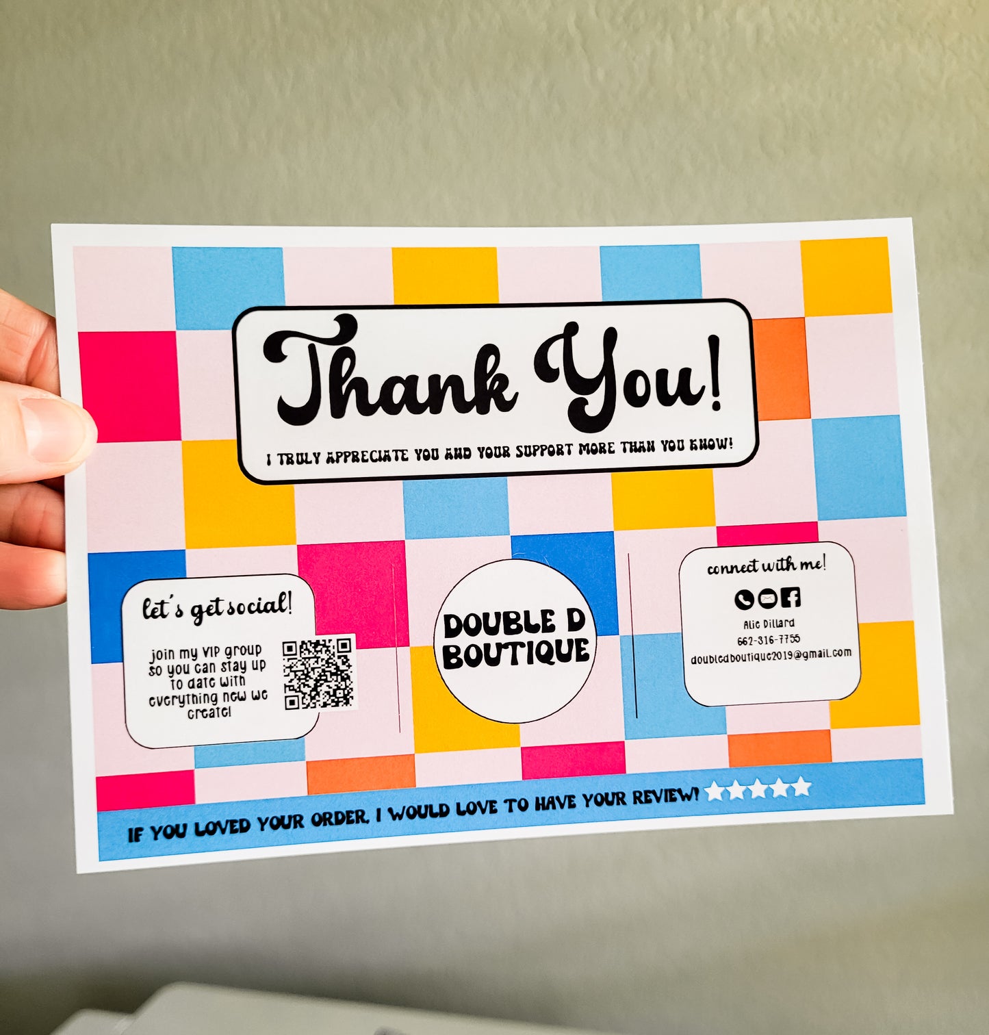 5x7 Custom Cards
