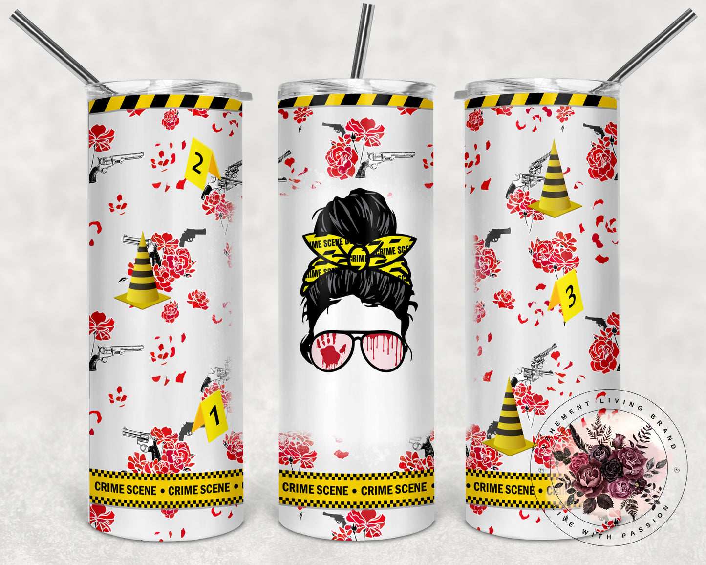 True Crime Messy Bun - Add Your Own Text