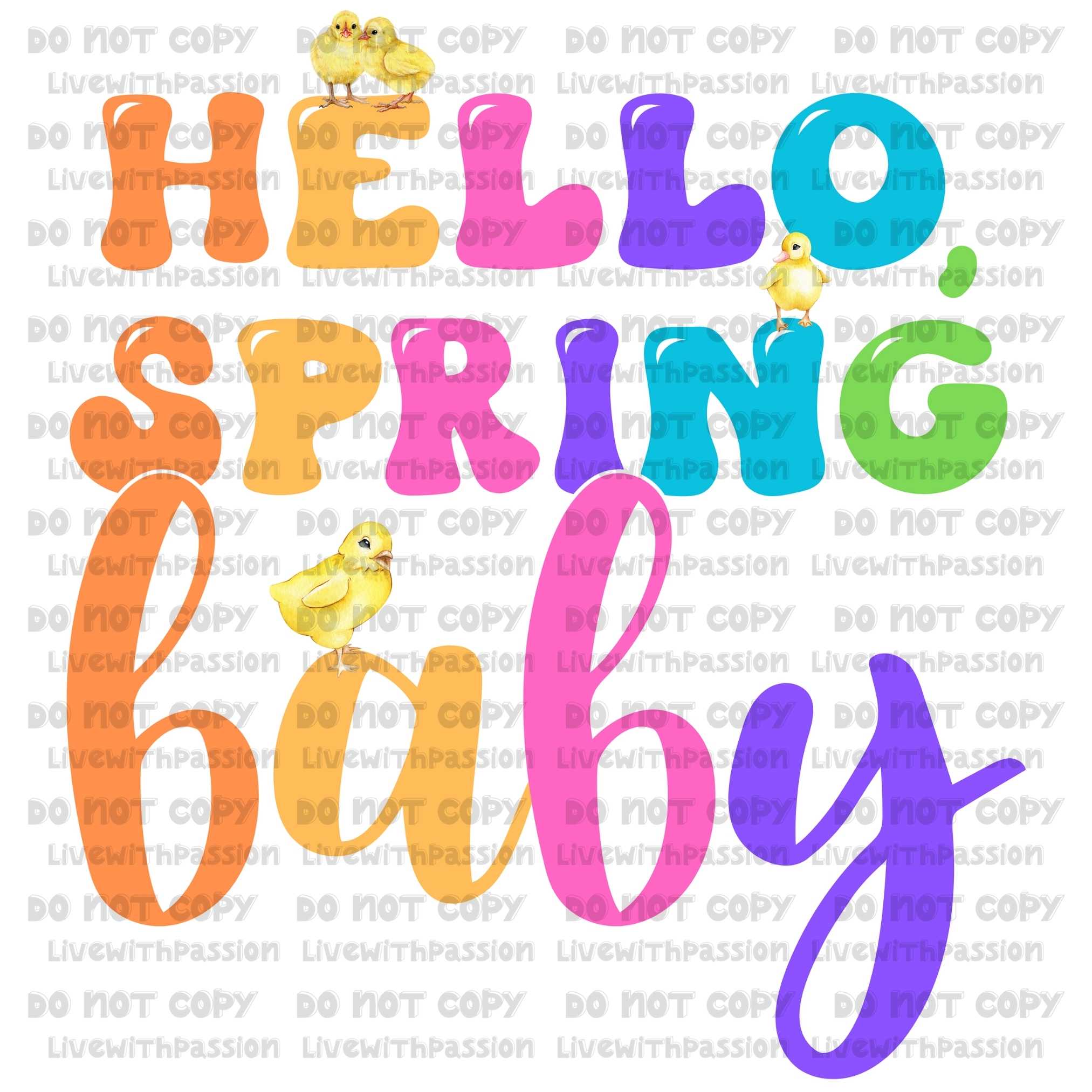 Hello Spring Baby digital – Vehement Living