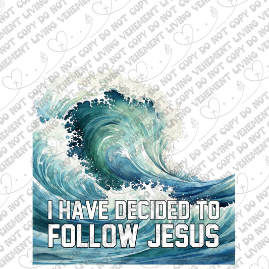 I Have Decided to Follow Jesus Notebook Cover 2 digital design
