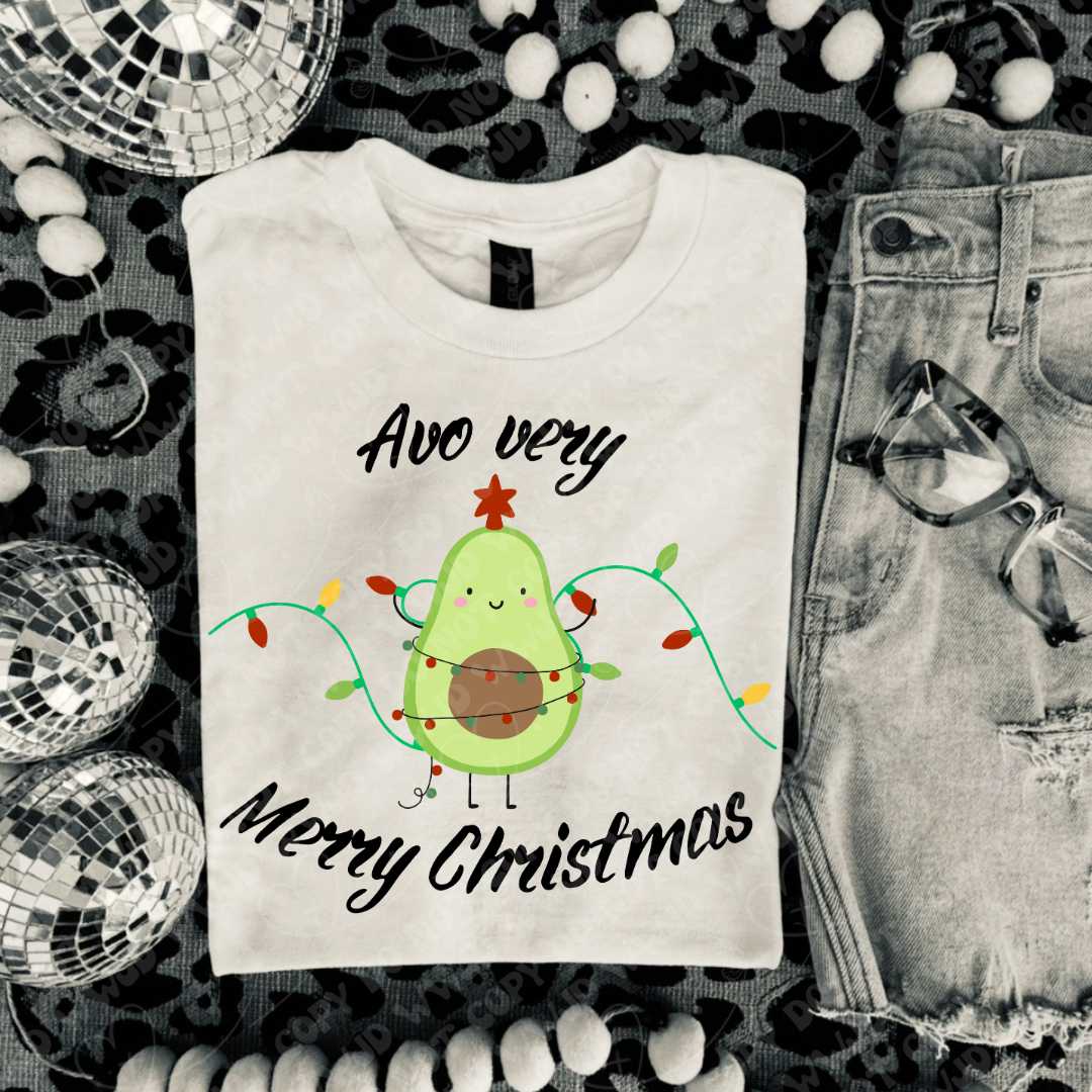 Avo Very Merry Christmas digital design