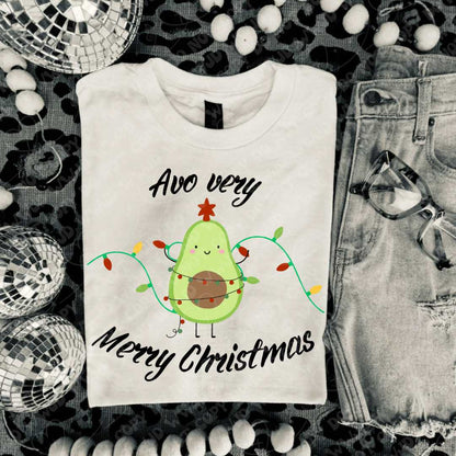 Avo Very Merry Christmas digital design